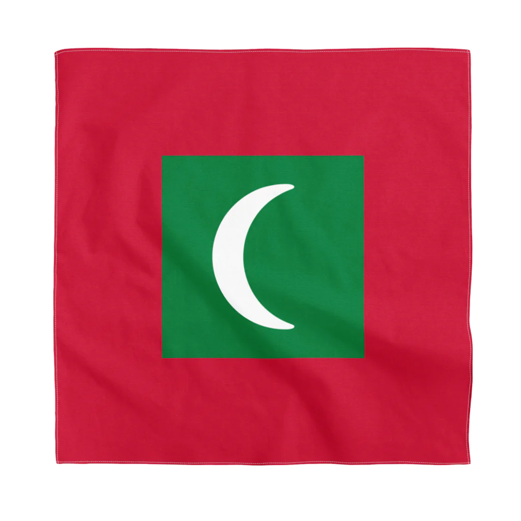 お絵かき屋さんのモルディブの国旗 Bandana
