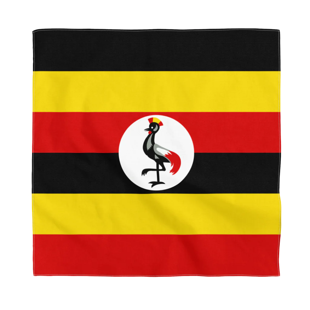お絵かき屋さんのウガンダの国旗 バンダナ
