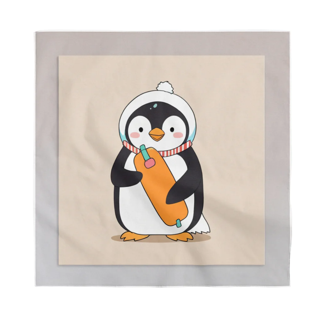 ganeshaのかわいいペンギンとおもちゃのキャンバス Bandana