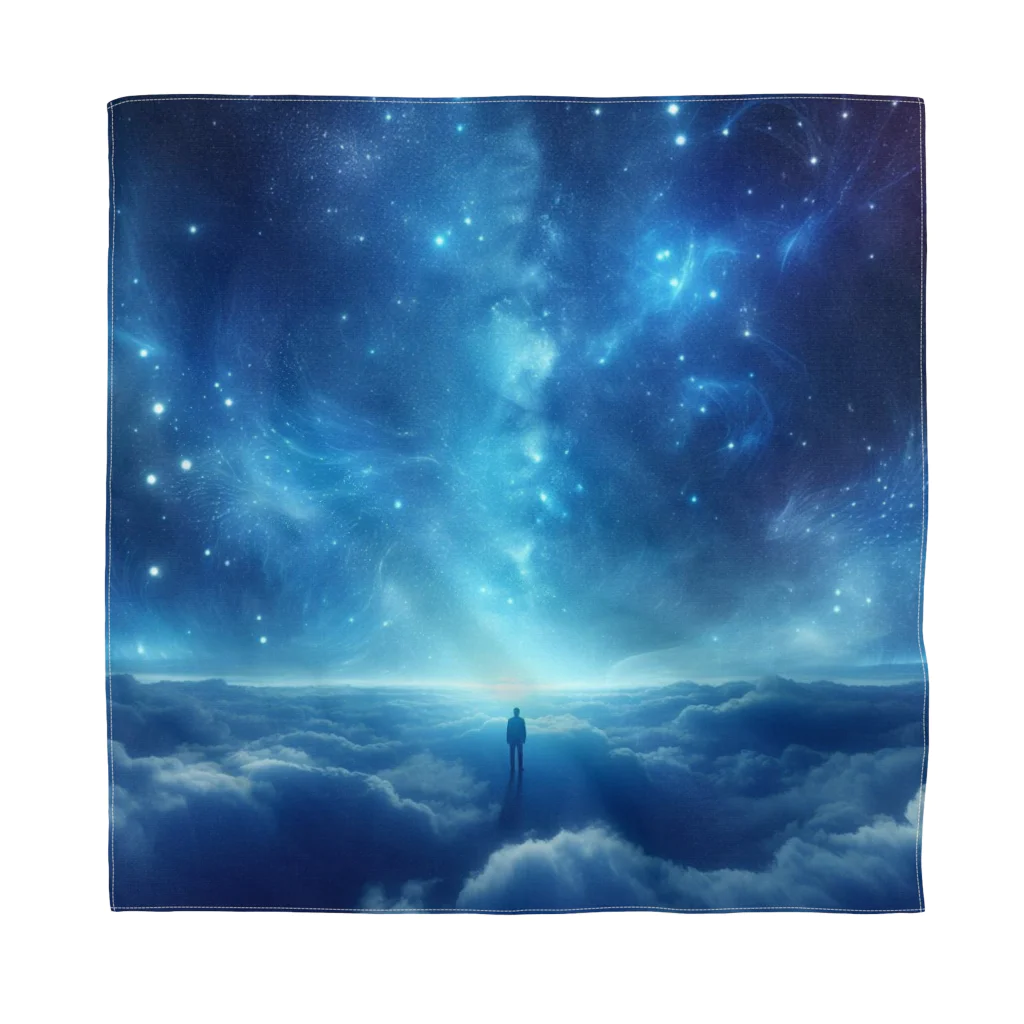 HOSINOKOの夜の星空雲の上 Bandana