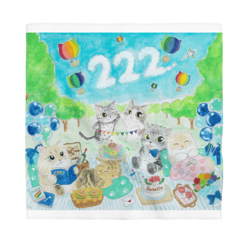 YOKO KOBAYASHIのラチェット♡Happybirthday＆猫の日記念 Bandana