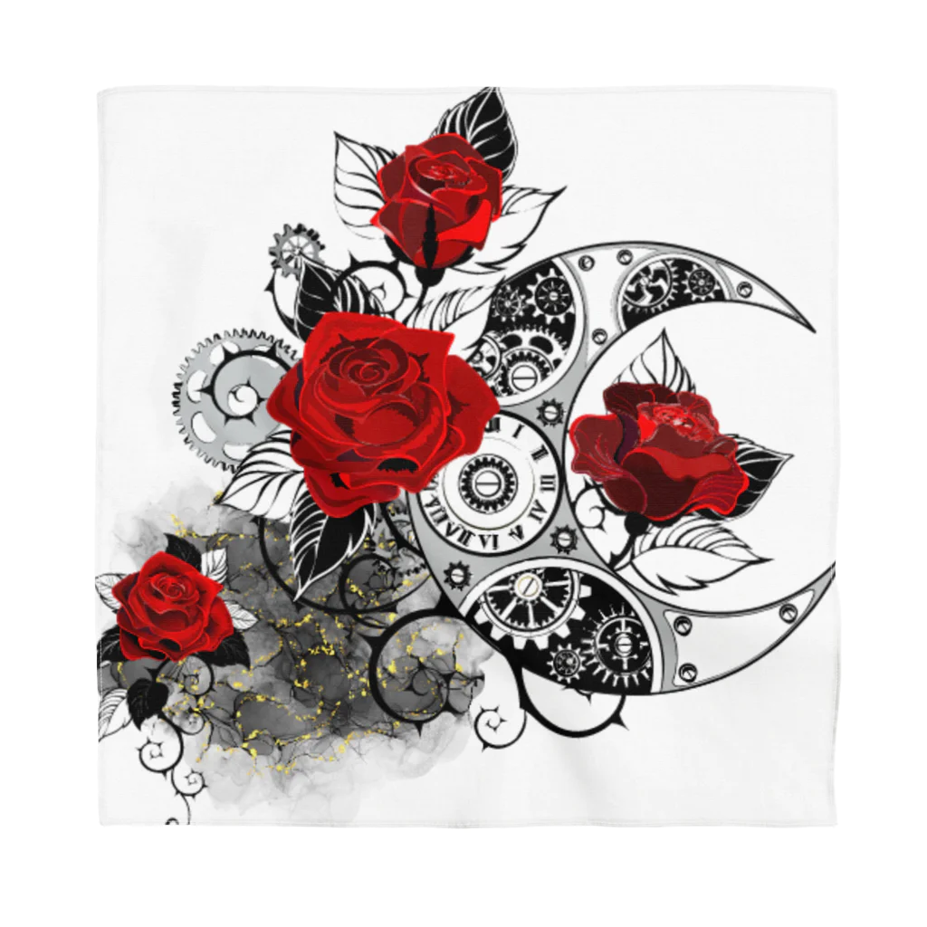 CHIBE86のMechanic Roses（メカニック・ローズ） Bandana