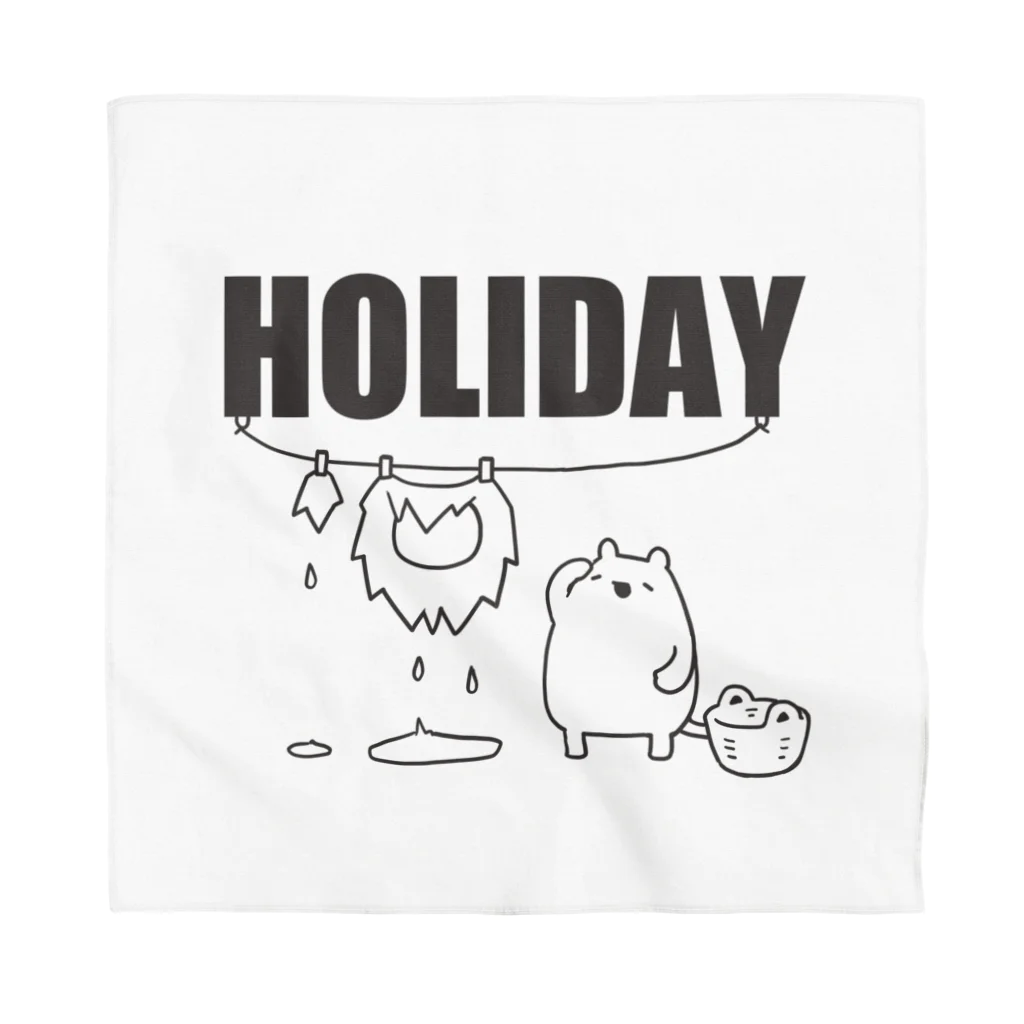 うさやの【HOLIDAY】ライオンさんの休日 Bandana