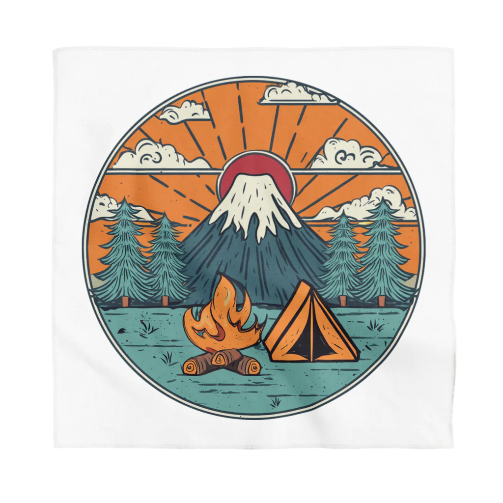 akicamの富士山とキャンプ Bandana