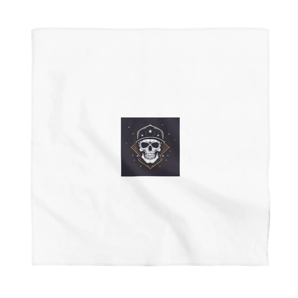 mackmのドクロアート Bandana