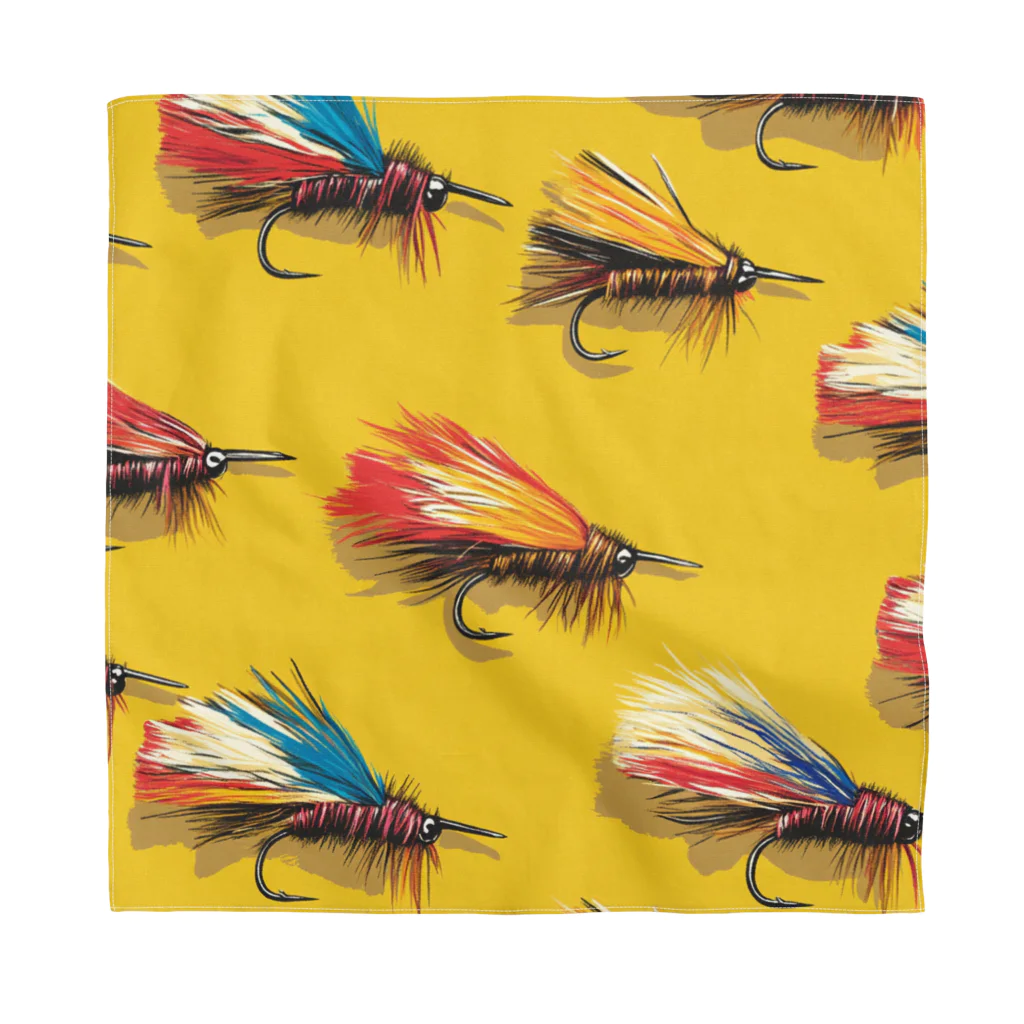 とーかい釣り日和のカラフルフライ・パターン Bandana