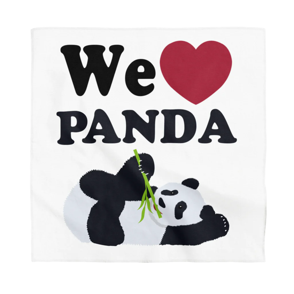 キッズモード某のwe love パンダ Bandana