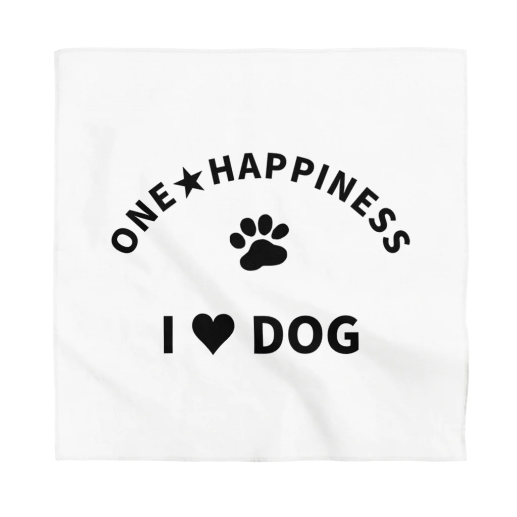 onehappinessのI LOVE DOG　ONEHAPPINESS Bandana