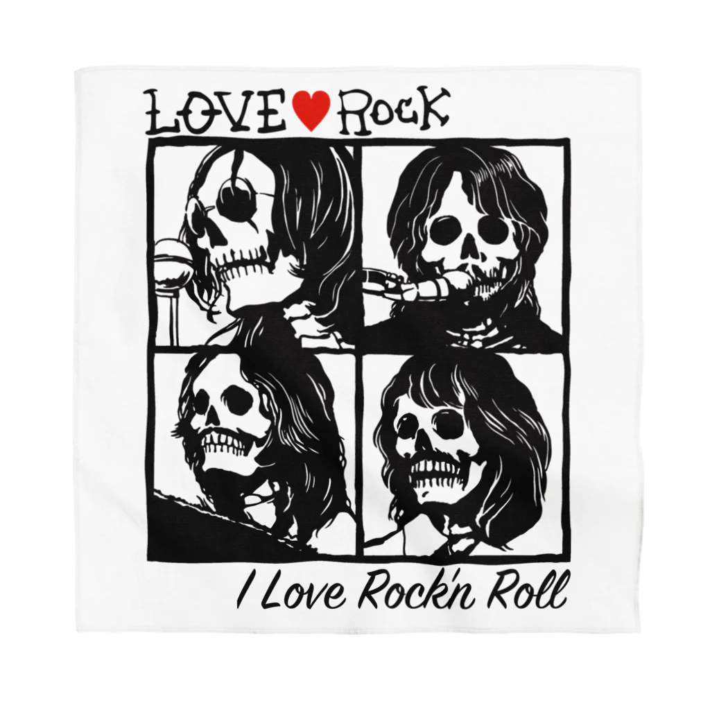 JOKERS FACTORYのLOVE ROCK バンダナ