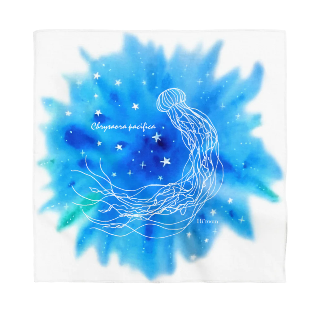 Hi*roomのアカクラゲと星がはじける海 Bandana