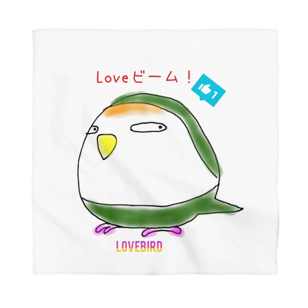 コザTAROのコザクラインコのLoveビーム！✨ Bandana