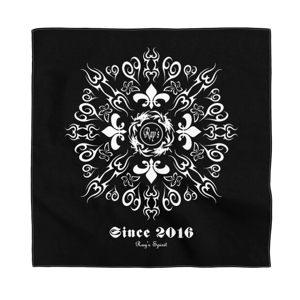 Ray's Spirit　レイズスピリットのRay's Spirit Logo ⑧（WHITE） Bandana