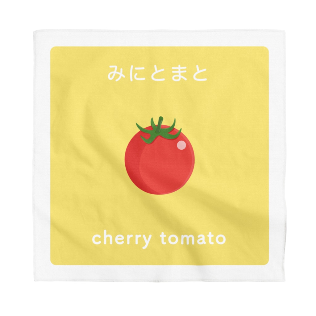 ミニトマト Cherry Tomato うとのぎゃらり Uto3uto のバンダナ通販 Suzuri スズリ