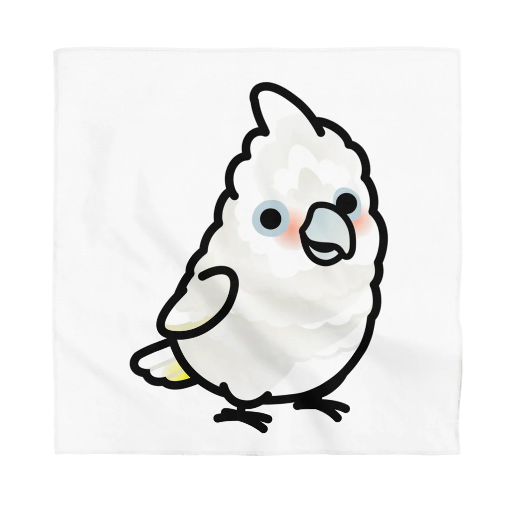 Cody the LovebirdのChubby Bird シロビタイムジオウム バンダナ