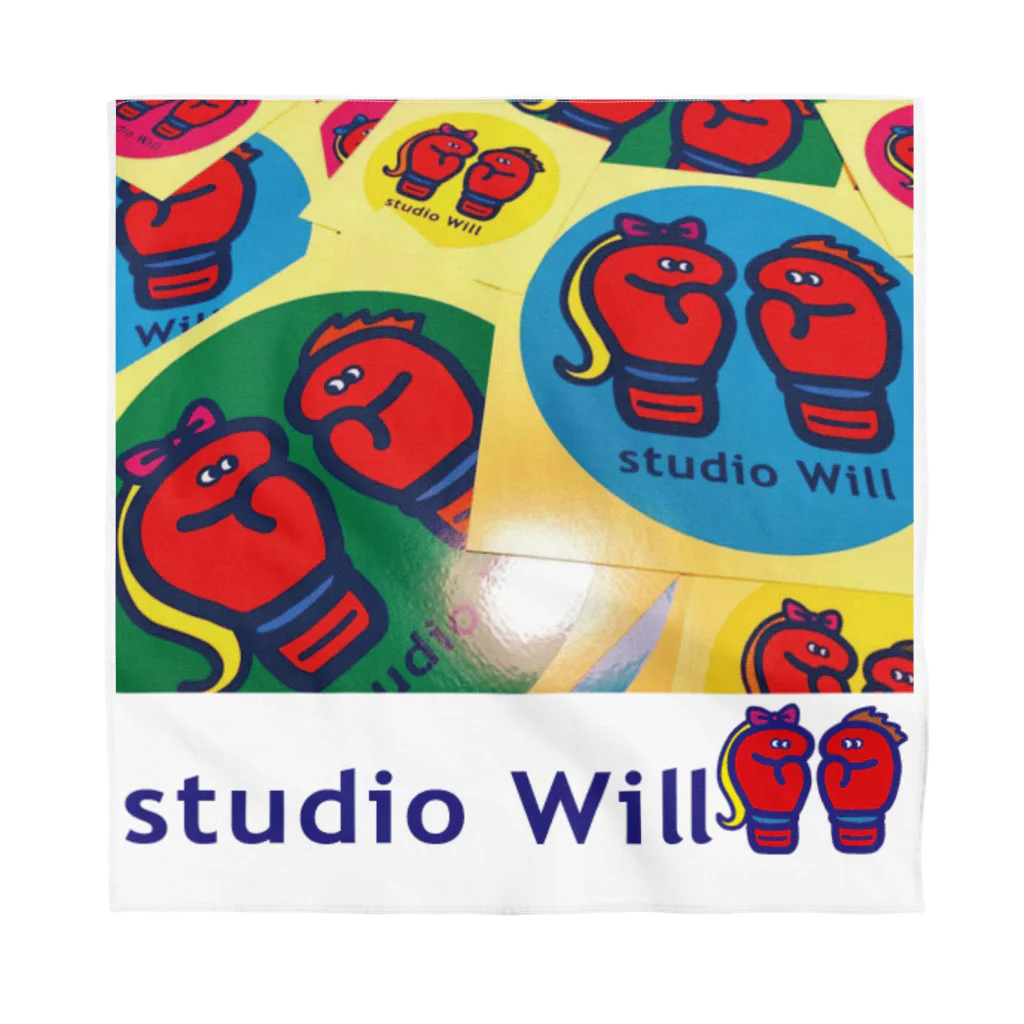 総合格闘技・フィットネス studio Willのstudio Will×INGRIDバンダナ_A バンダナ