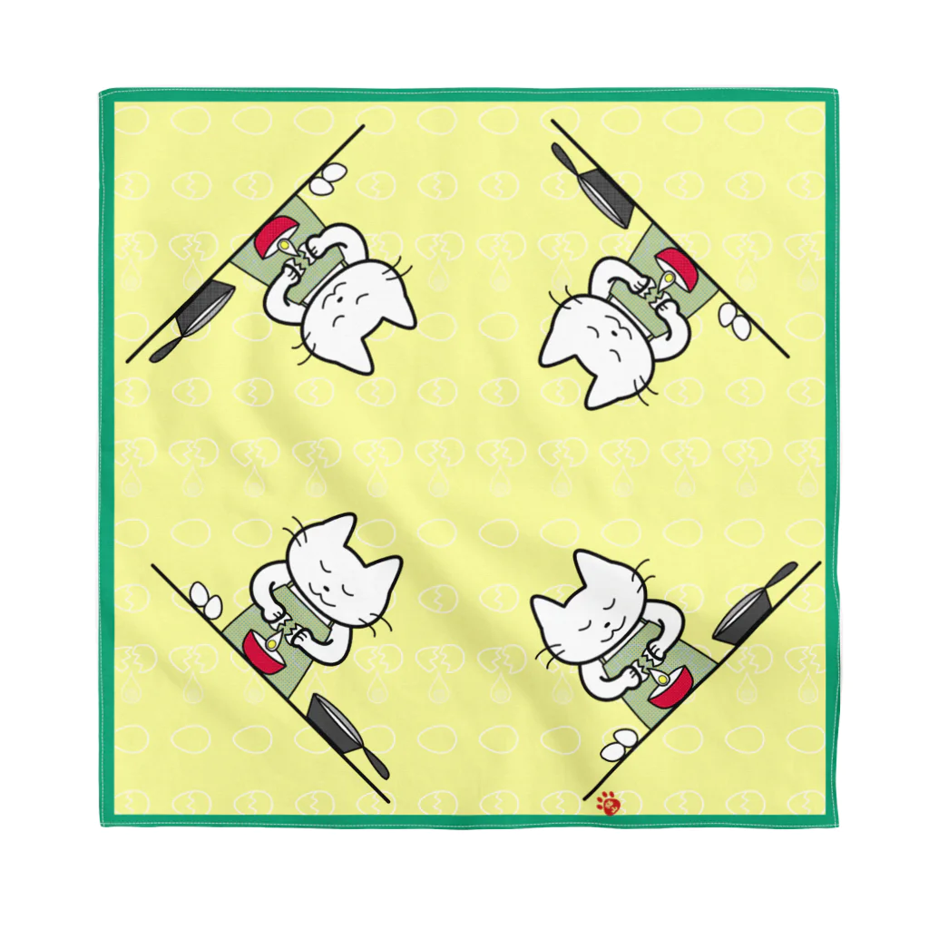 satoharuの猫山さんのお弁当包み バンダナ