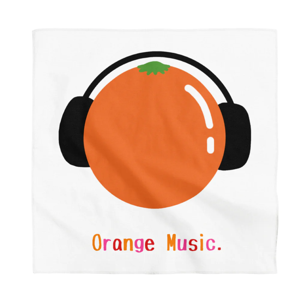 PaP➡︎Poco.a.Pocoのorange music バンダナ