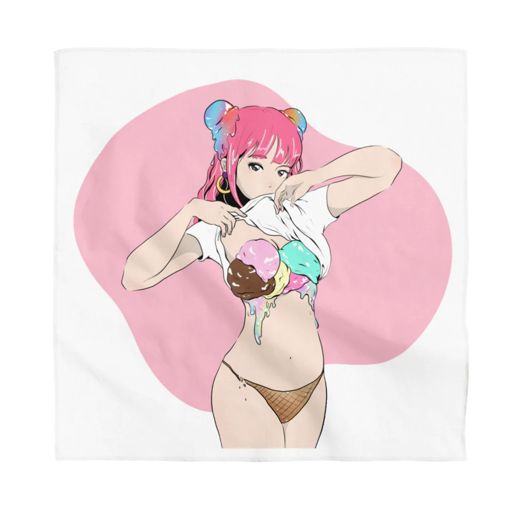 non_nakanoのIcecream Girl バンダナ