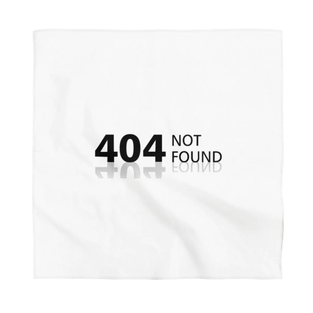 sakaitoruの404 NOT found バンダナ