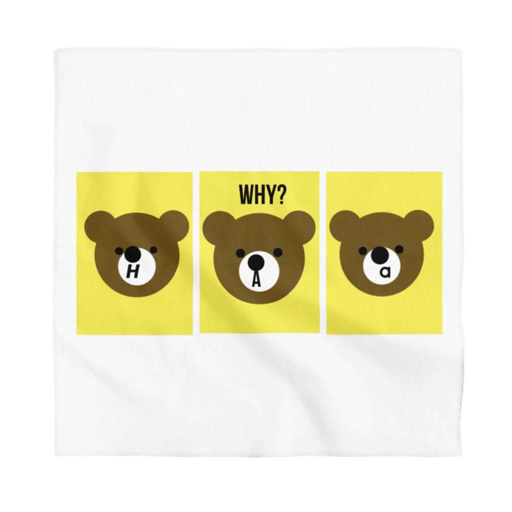 mi_2616のWHY?くまちゃん Bandana