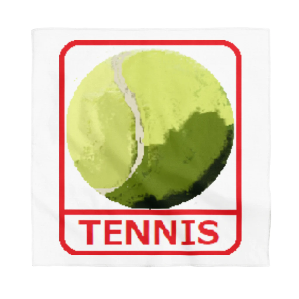 アメリカンベース のテニスボール　テニス　スポーツ バンダナ