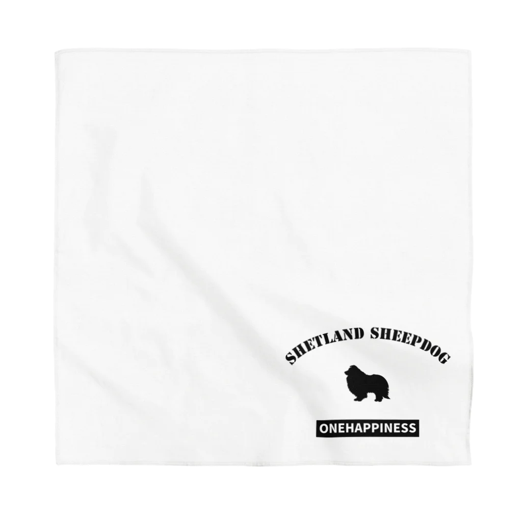 onehappinessのシェットランドシープドッグ　ONEHAPPINESS Bandana