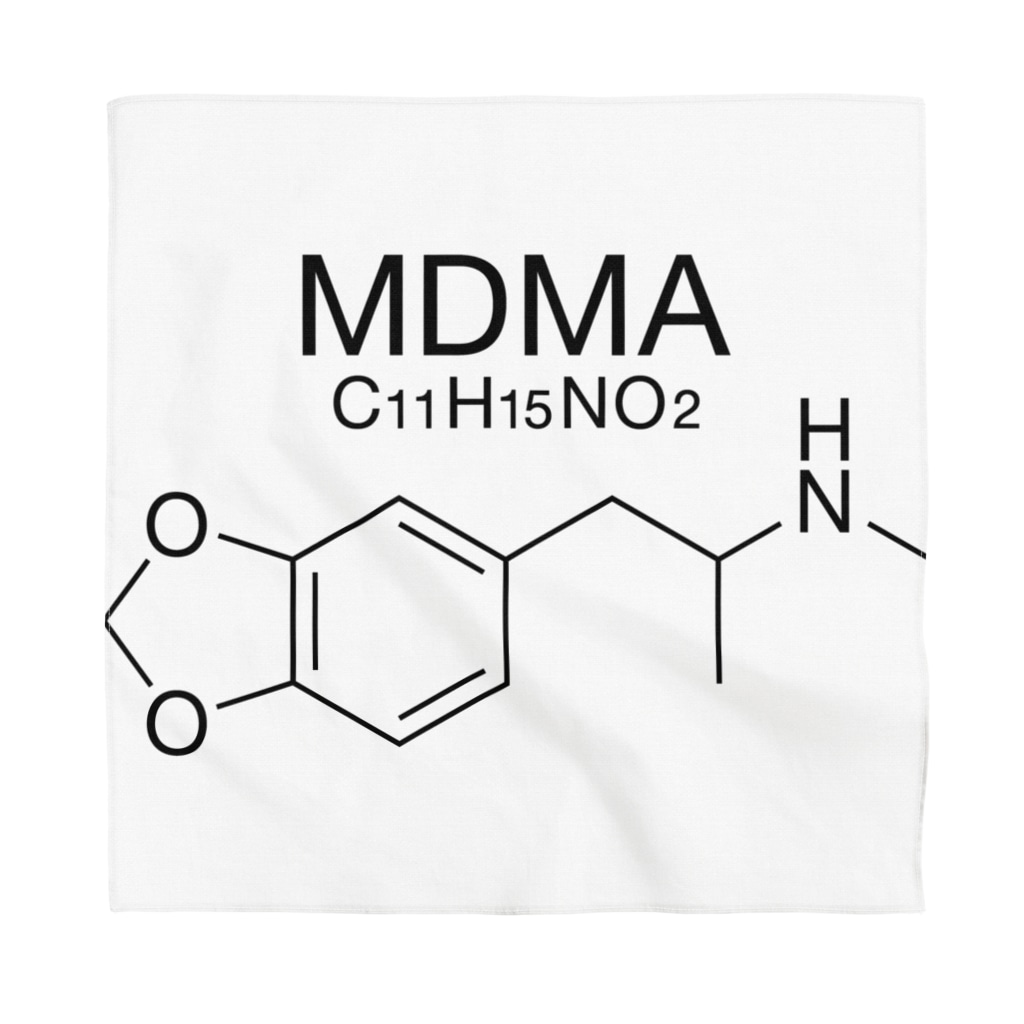 Mdma C11h15no2 合成麻薬 エクスタシー Dripped Dripped のバンダナ通販 Suzuri スズリ