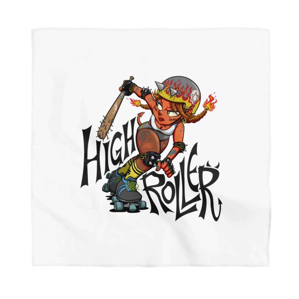 nidan-illustrationの“HIGH ROLLER” Bandana