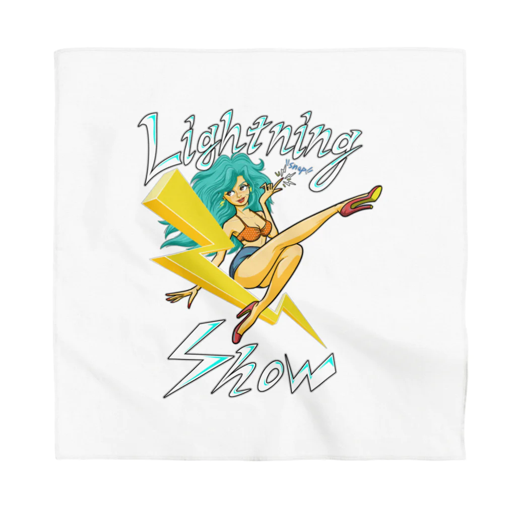 nidan-illustrationの“Lightning Show” Bandana