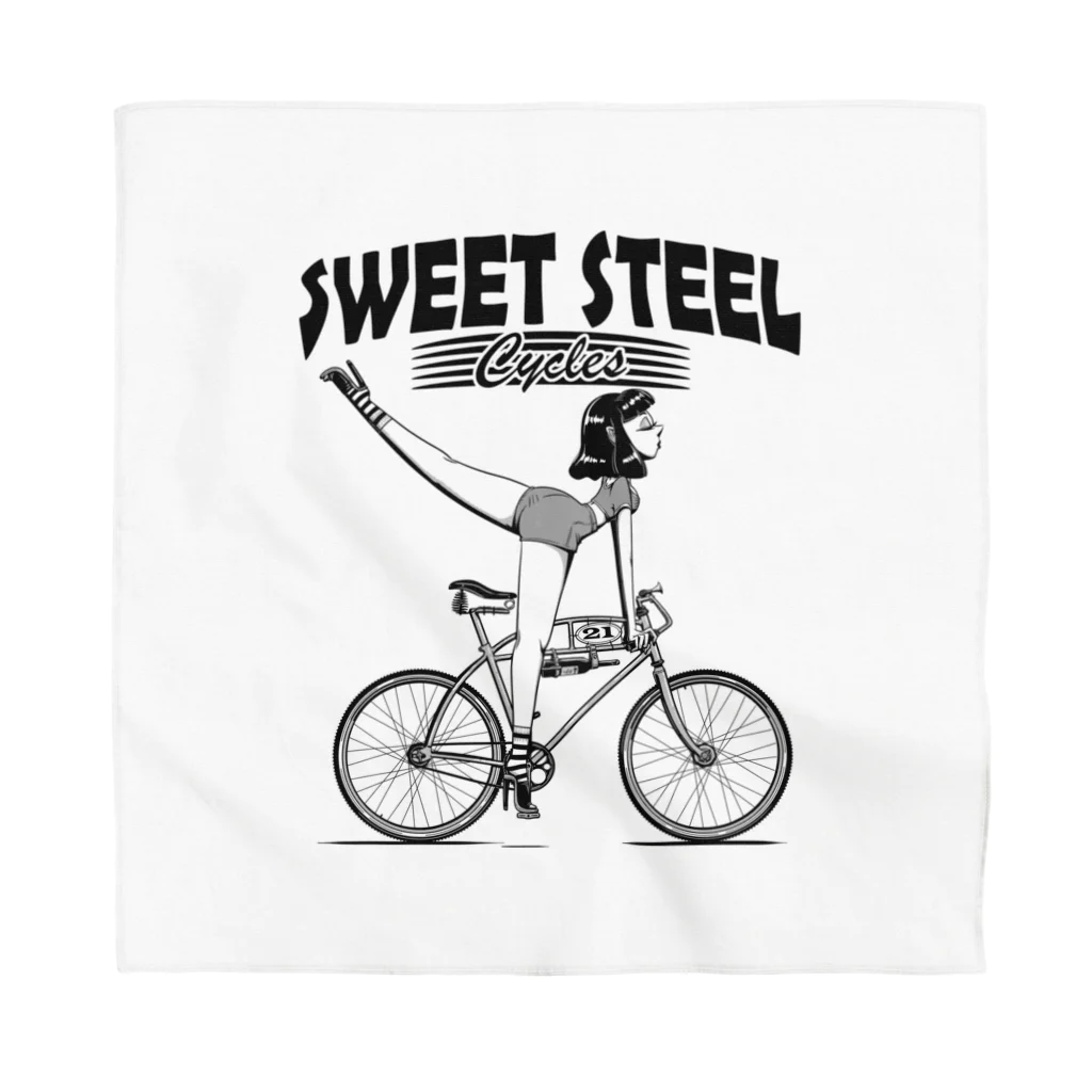 nidan-illustrationの"SWEET STEEL Cycles" #1 バンダナ