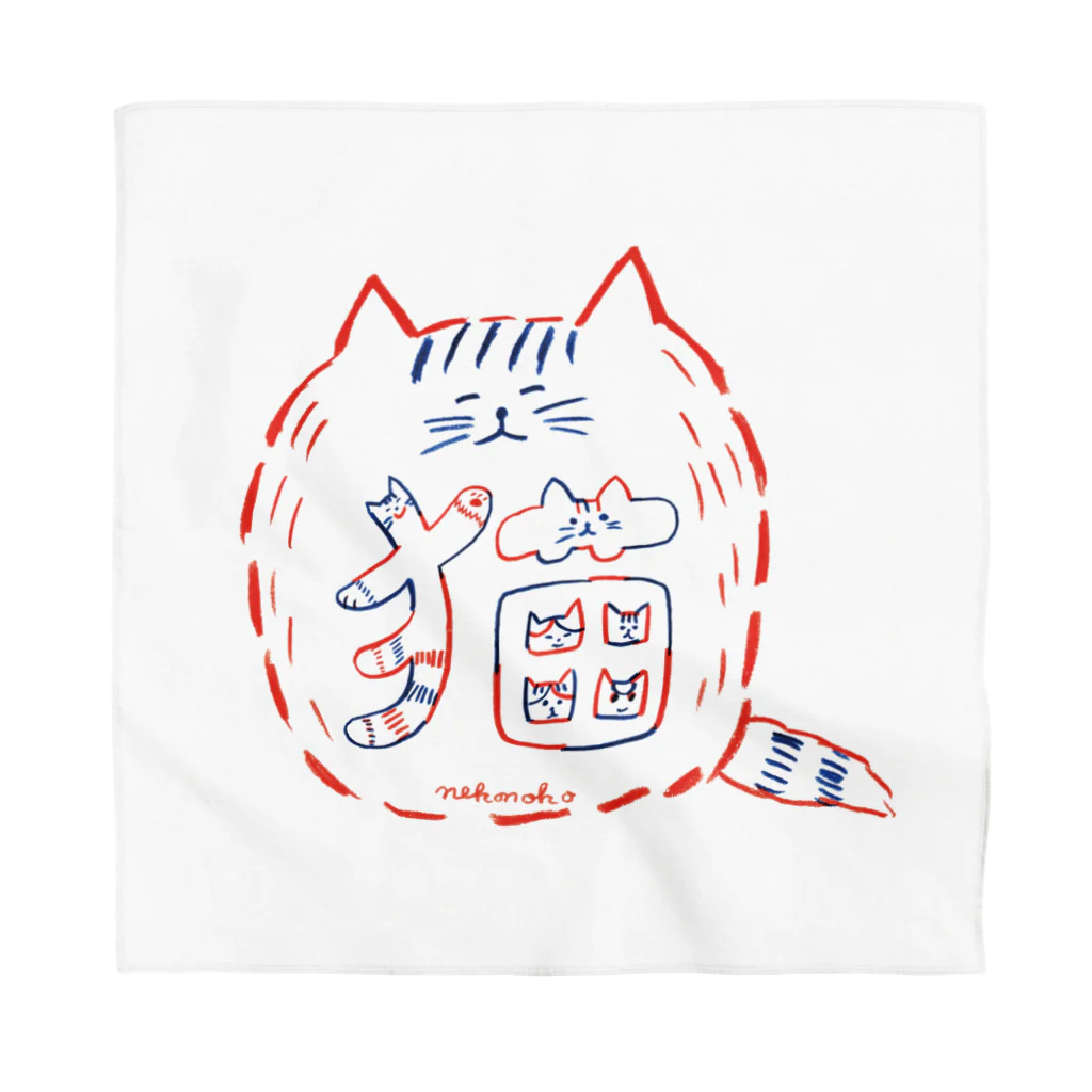 NEKONOKOの猫文字01 Bandana