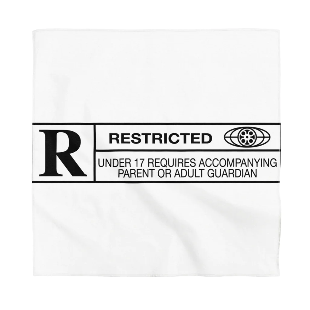 DRIPPEDのR RESTRICTED Bandana