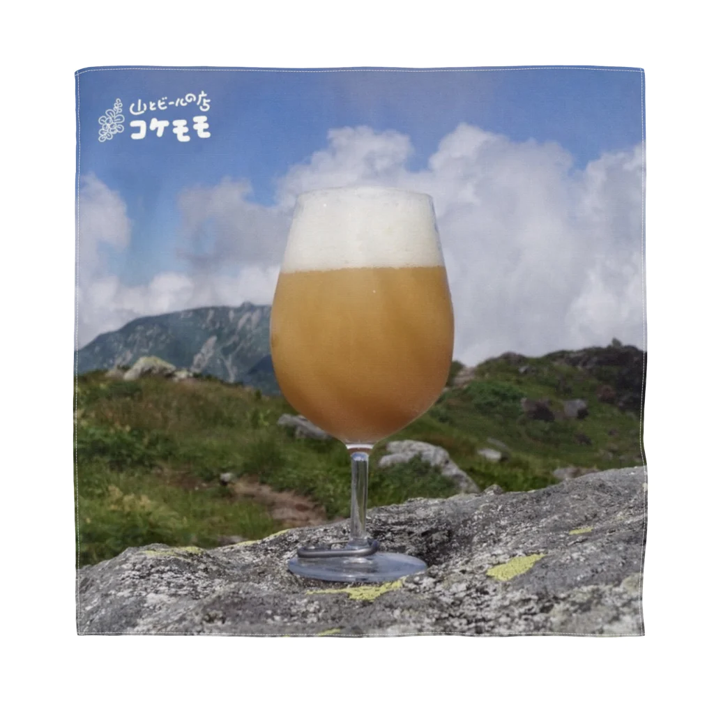 山とビールの店コケモモの山ビール　立山×HAZY IPA バンダナ
