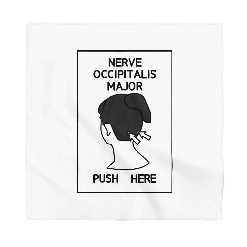 Miyanomae ManufacturingのNERVE OCCIPITALIS MAJOR Bandana