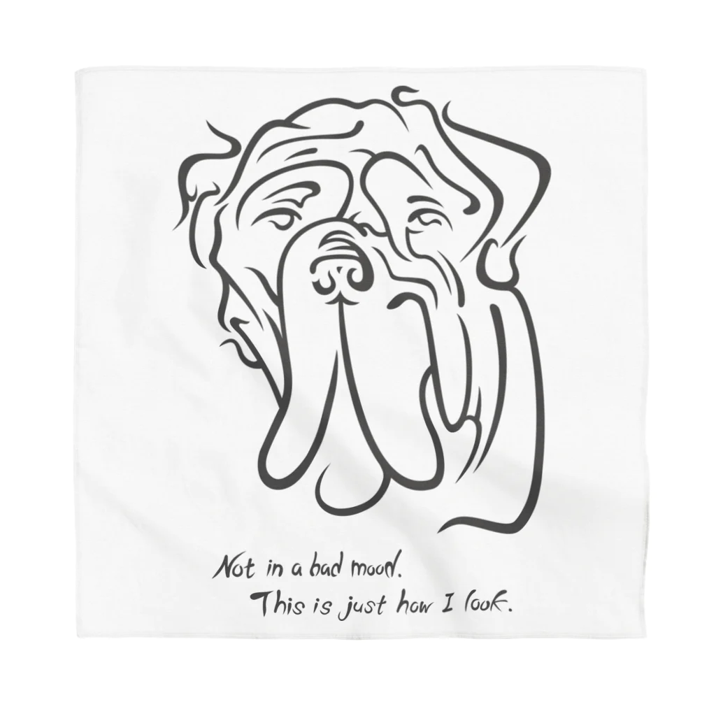 Kazuki Shibataのナポリタン・マスティフ Neapolitan Mastiff Bandana