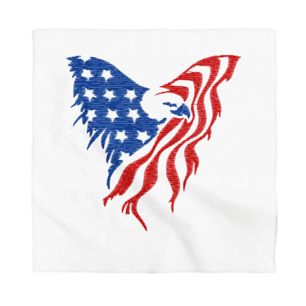 Fred HorstmanのAmerican Bald Eagle Bandana