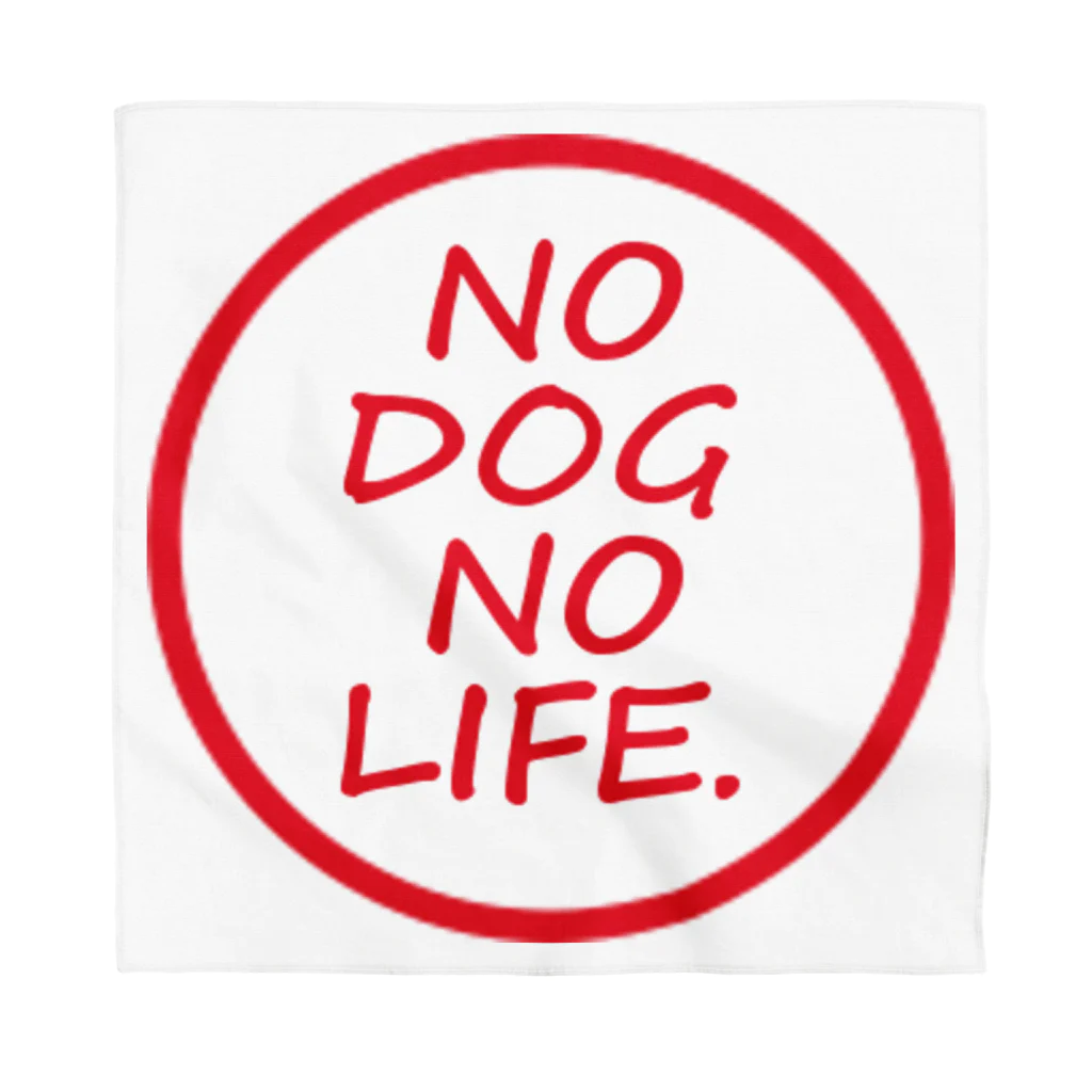 ネタマミレンのNo Dog No Life バンダナ