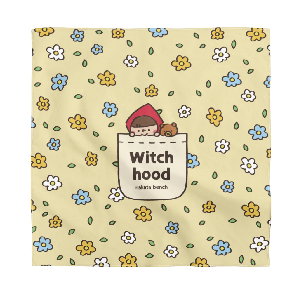 nakata benchのWitch hood のバンダナ バンダナ