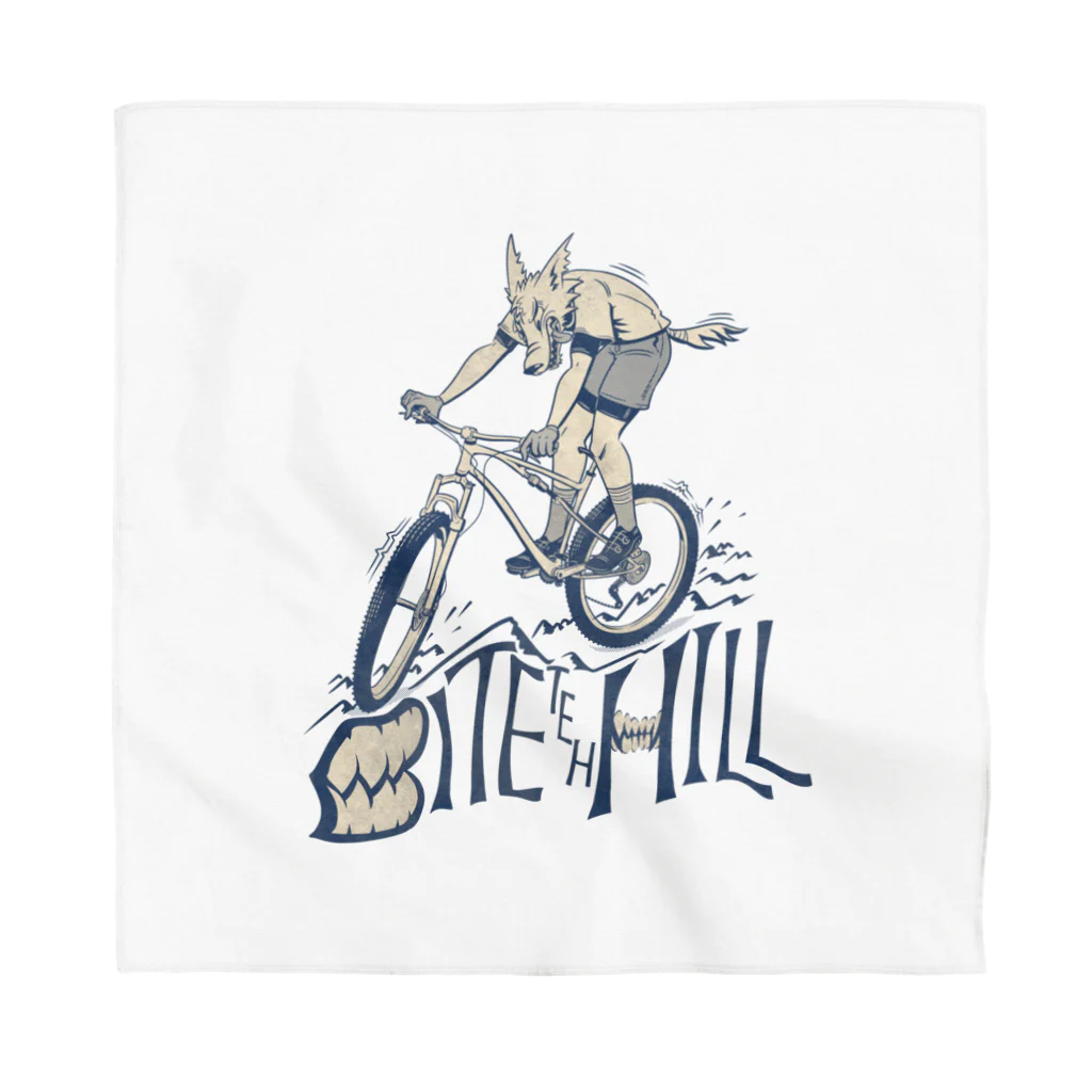 nidan-illustrationの"BITE the HILL" Bandana