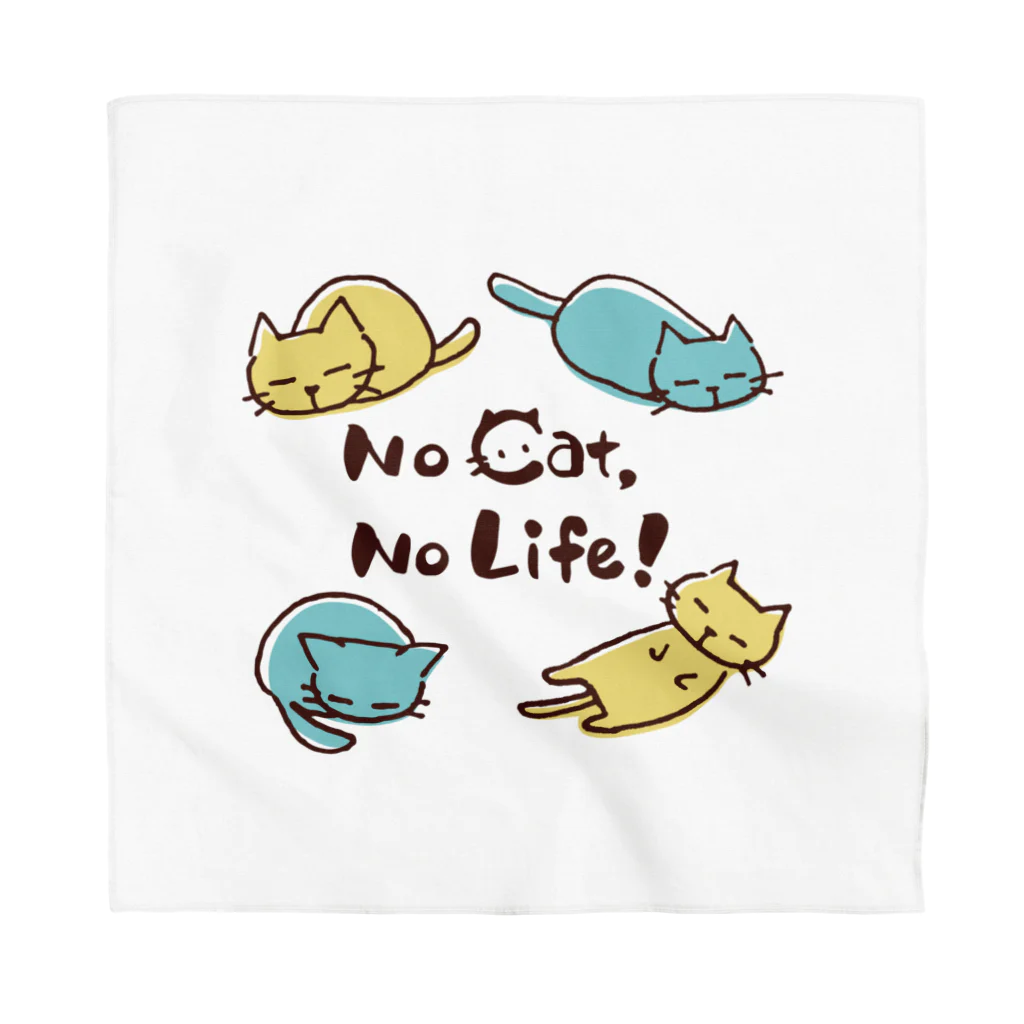 あずき缶のNo cat, No Life! バンダナ