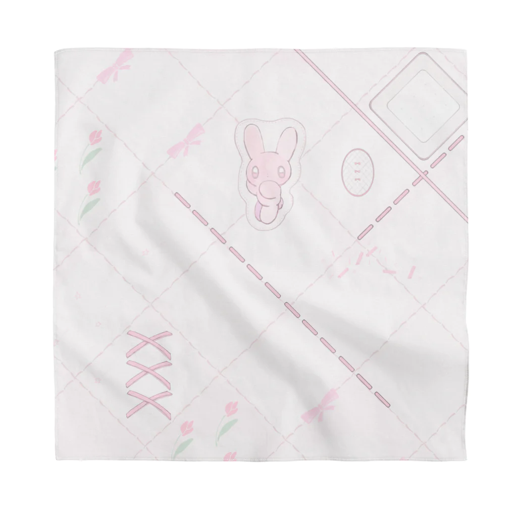 ガブリイズムの♡。usagi quilt ♡。 Bandana