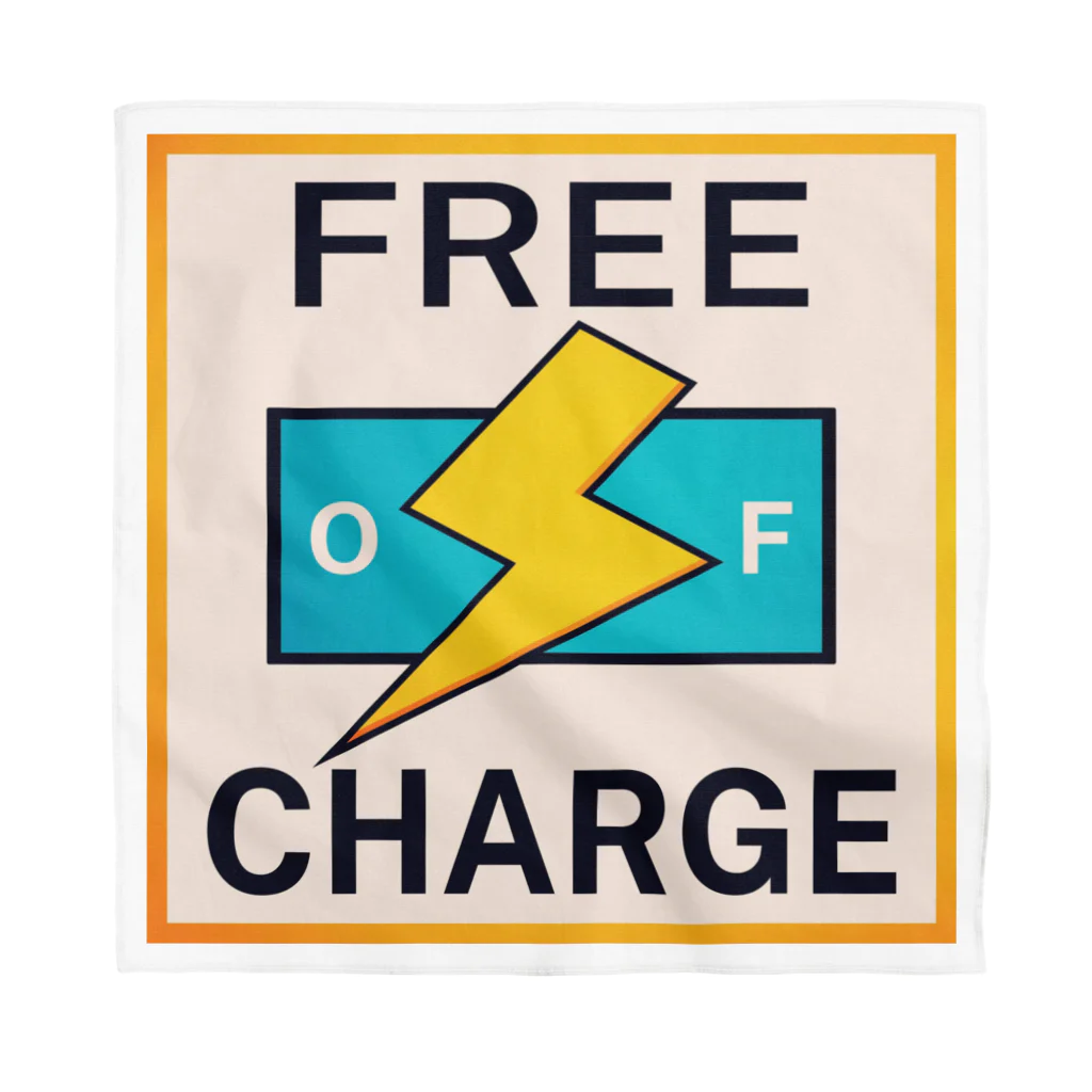 PB.DesignsのFREE OF CHARGE バンダナ