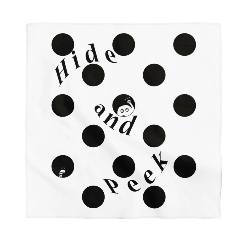 Planet EvansのH&P in a dot（水玉柄の中） Bandana