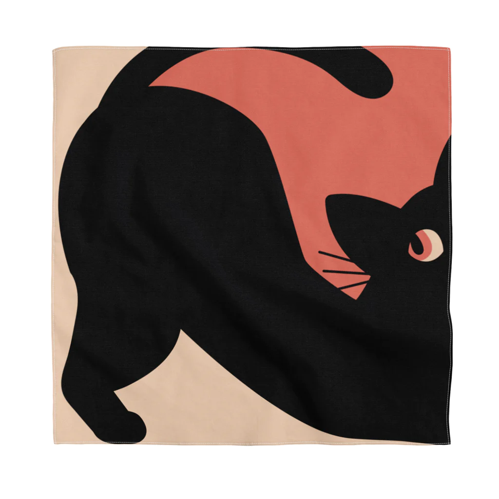 Chat noirの黒猫バンダナ Chat noir B Bandana