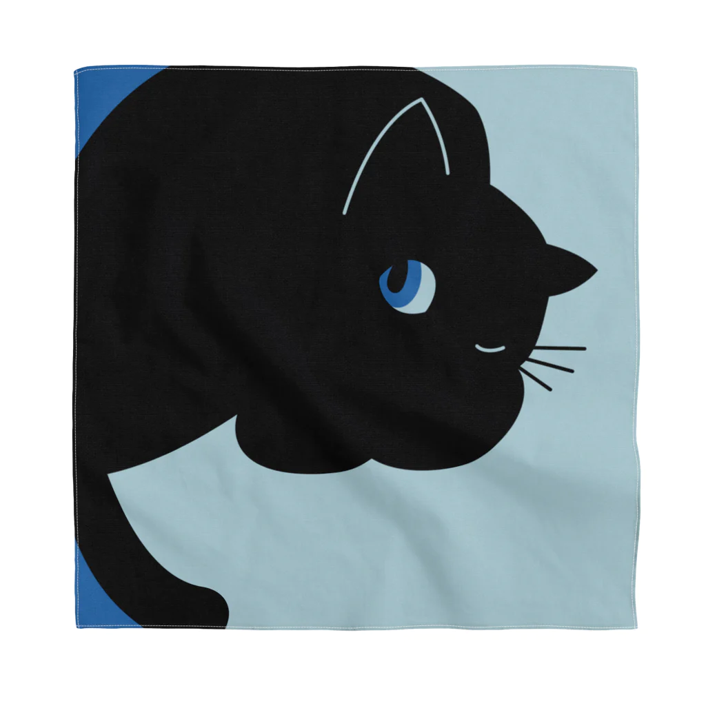 Chat noirの黒猫バンダナ Chat noir C バンダナ