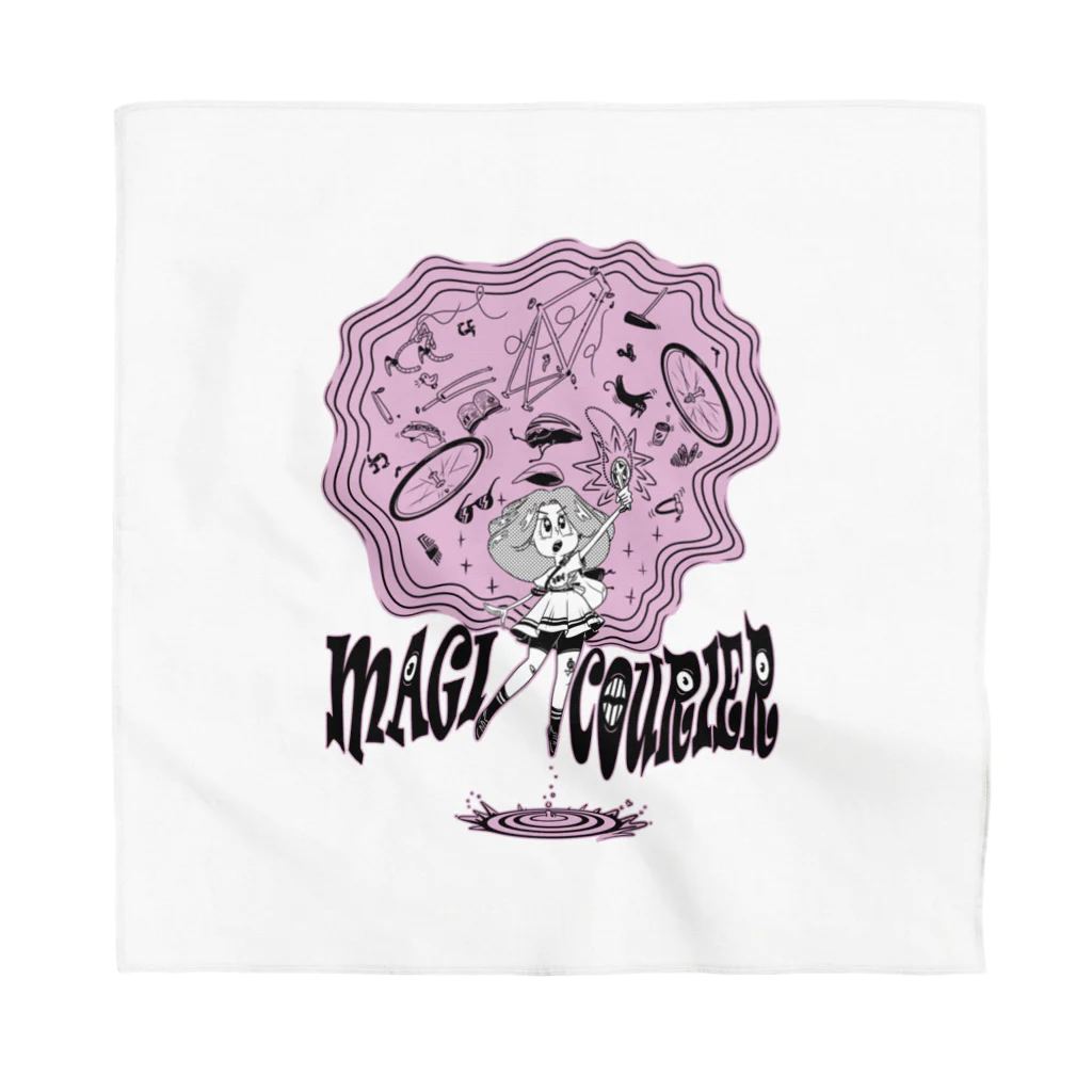 nidan-illustrationの“MAGI COURIER” pink #1 Bandana