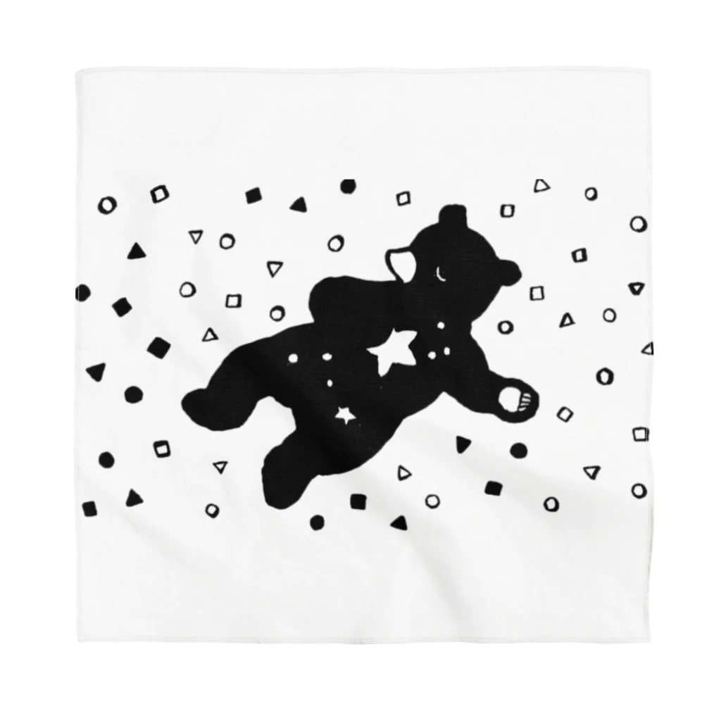 SAORI ym goods shopのツキノヨグマ小熊 Bandana