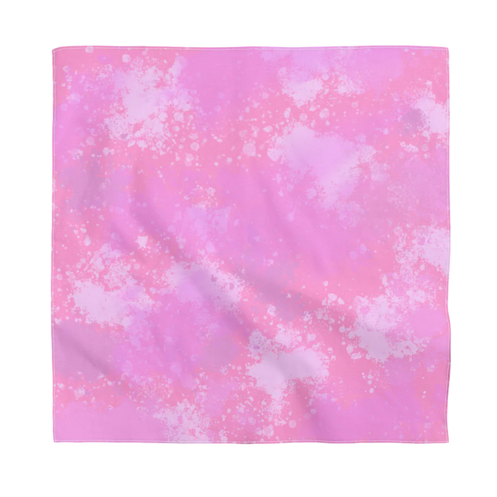 amamartの迷彩柄薄いピンク系 バンダナ