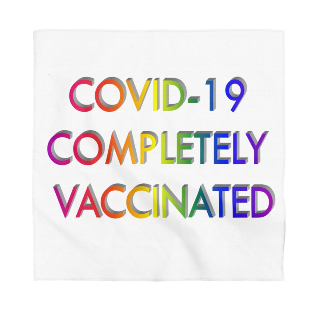 でおきしりぼ子のCOVID-19_ワクチン完全接種済み Bandana