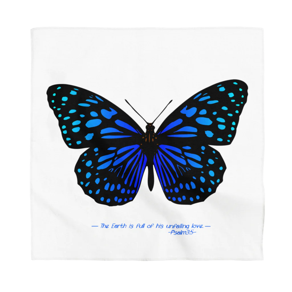 Relax and JesusのButterfly -psalm3:5 Bandana